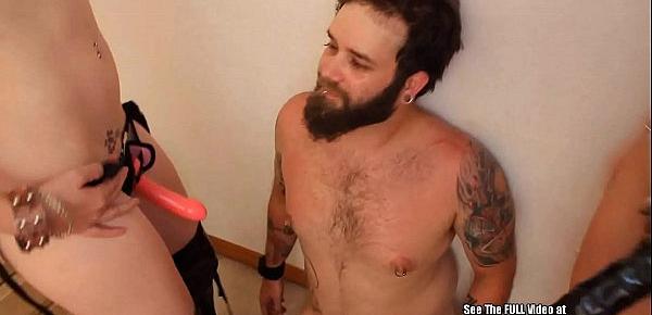  Lactating Strap On Chick Pegging Bearded Guy With Princess